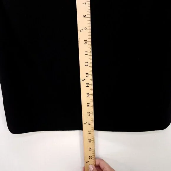 VIntage Chado Wool Skirt Silk Lining Pockets Size 4 Pockets Professional Career - Picture 5 of 14